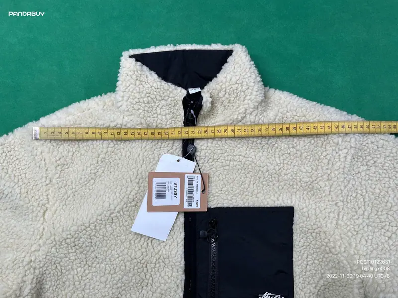 Stussy 8Ball Fleece — Green · Jacket foto QC real 3