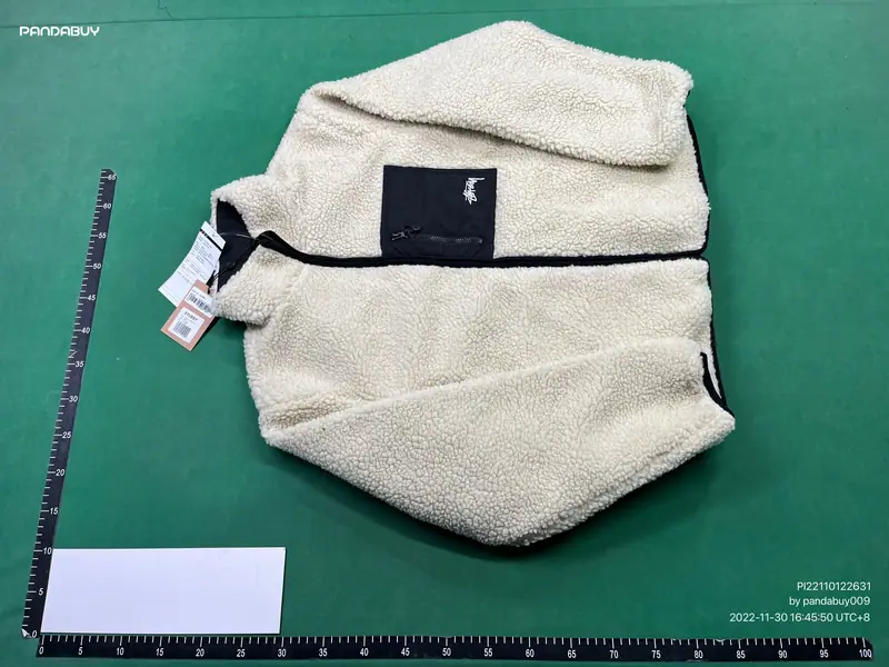 Stussy 8Ball Fleece — Green · Jacket foto QC real 4