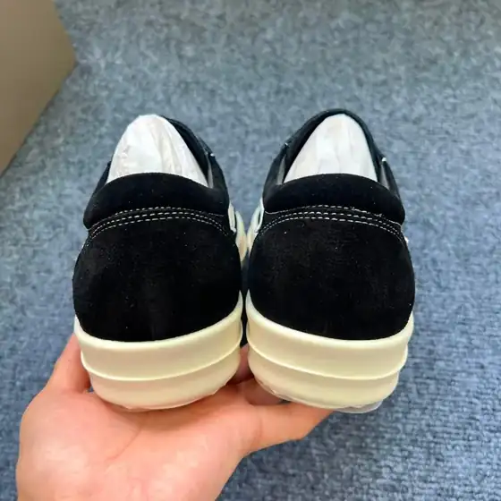 QC Rick Owens DRKSHDW Vintage Sneaks Low Black White 7463892502 2