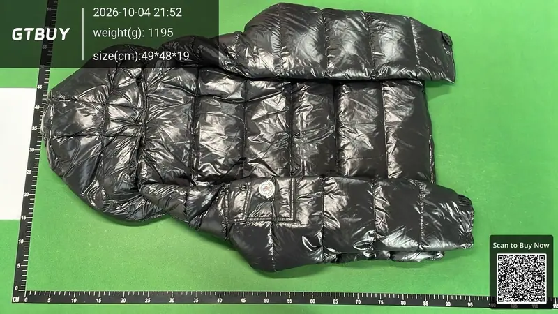 Moncler Maya — Black · Down Jacket foto QC real 2