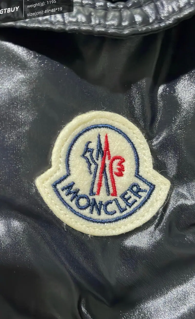 Moncler Maya — Black · Down Jacket foto QC real 3