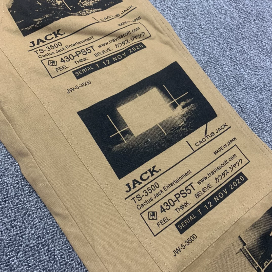 Travis Scott Cactus Jack Ps System Work Pants Workwear Casual Trousers photo 4