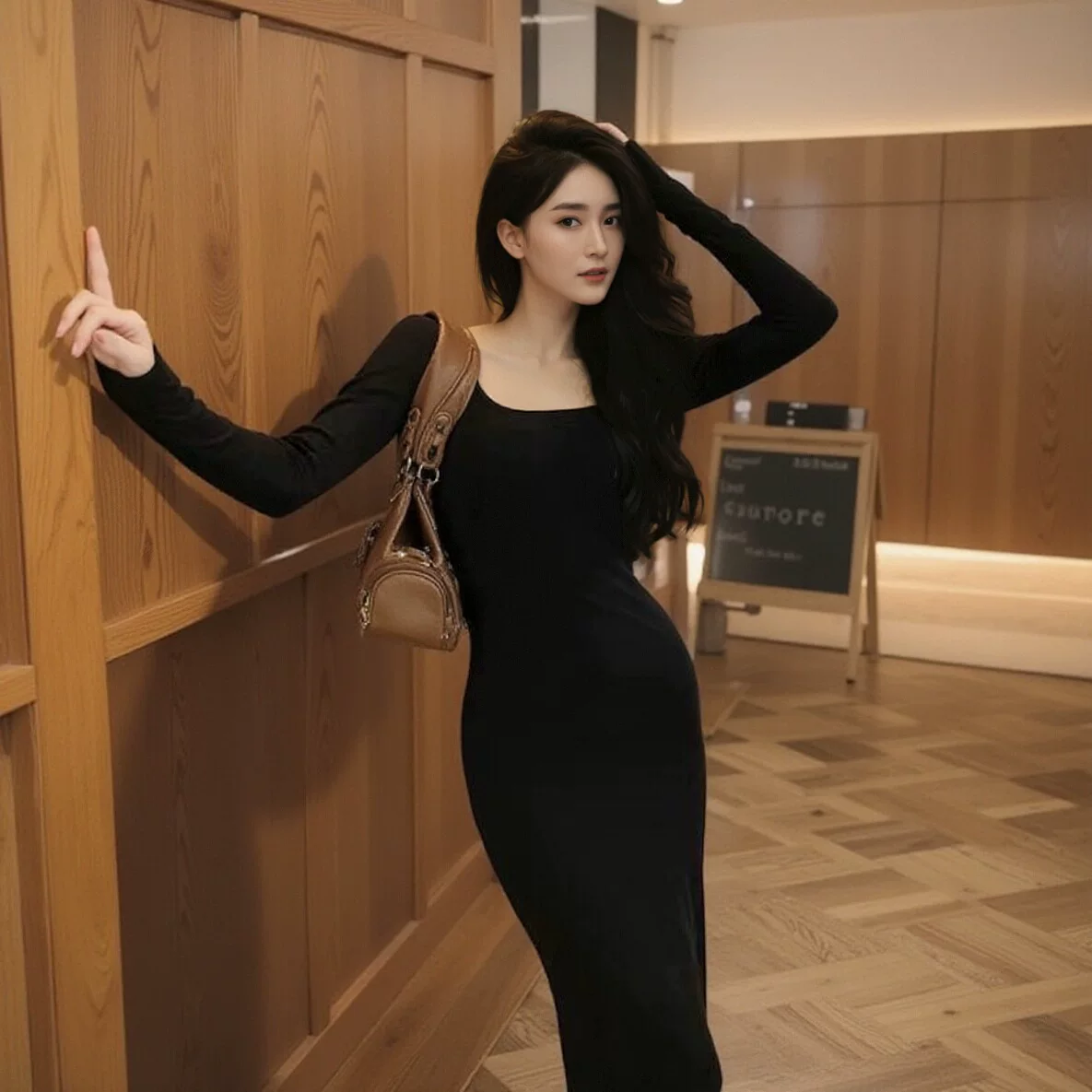 SKIMS Long Sleeve Dress photo 1