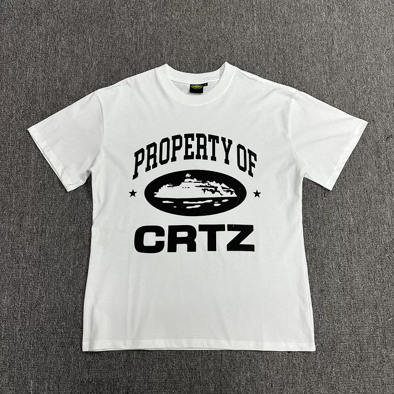 Corteiz Alcatraz Series T Shirt Short Sleeved Letter Logo Printed Round Neck photo 36