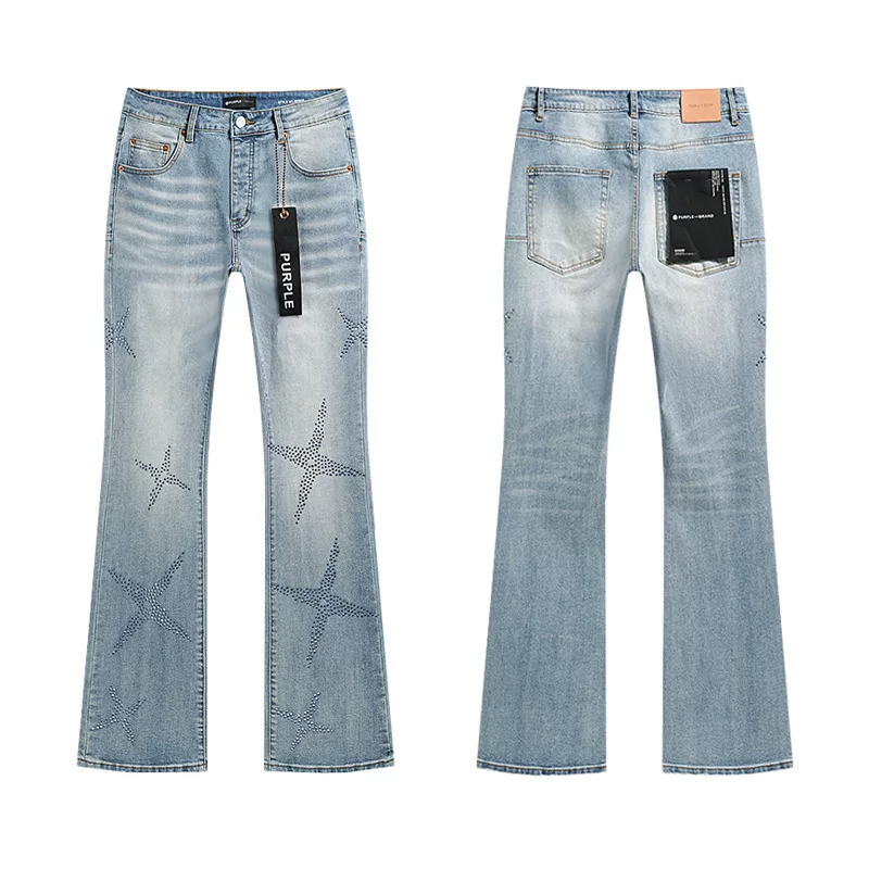 2024 American Style Trendy Brand Ripped Patchwork Ash Gray Men S Casual photo 20