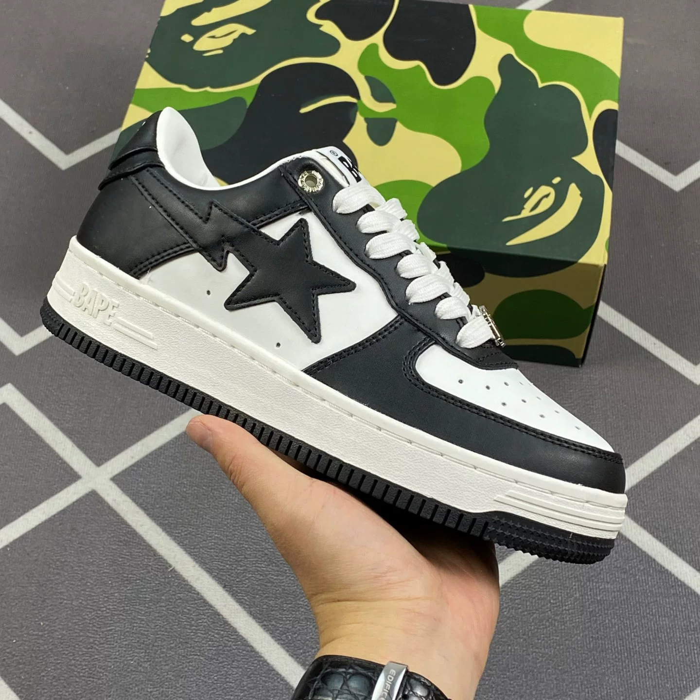 Bapegoose Sta Camouflage Street Fashion Vibe Couple Shoes photo 22