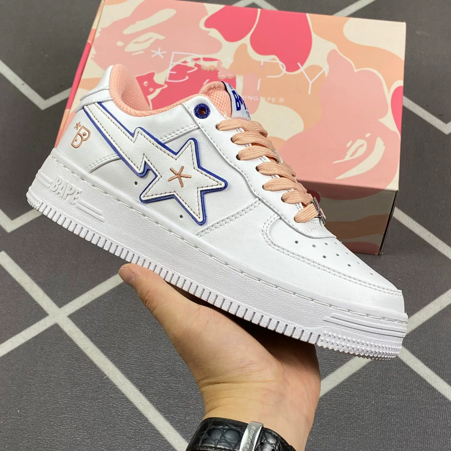 Bapegoose Sta Camouflage Street Fashion Vibe Couple Shoes photo 21