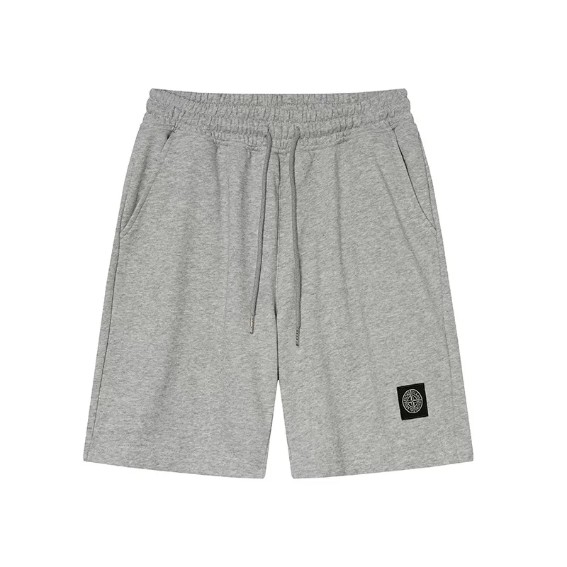 Stone Patterned Micro Label Compass Logo Casual Pocket Shorts photo 13