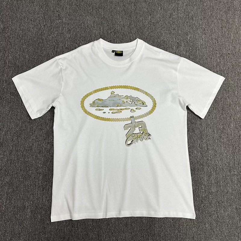 Corteiz Alcatraz Series T Shirt Short Sleeved Letter Logo Printed Round Neck photo 52