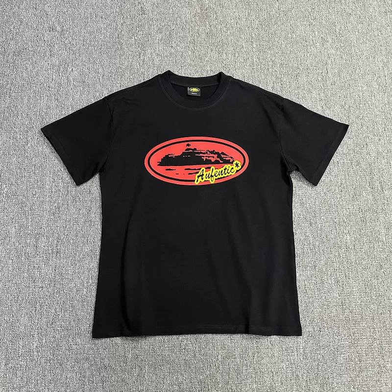 Corteiz Alcatraz Series T Shirt Short Sleeved Letter Logo Printed Round Neck photo 10