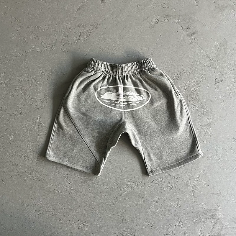 Corteiz Popular American Street Hip Hop Printed Knit Shorts For photo 9