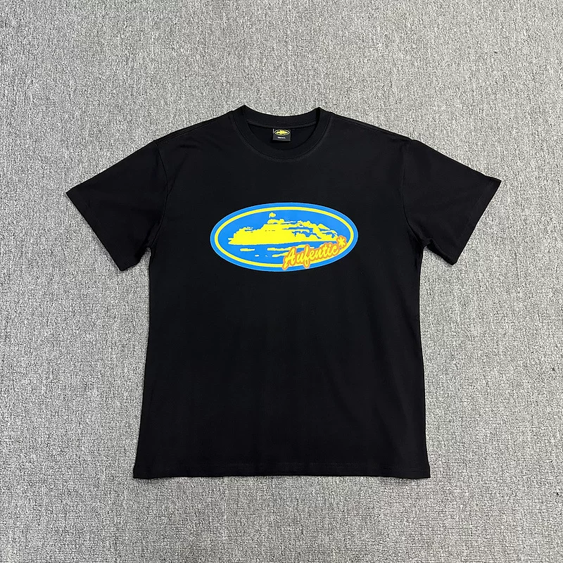 Corteiz Alcatraz Series T Shirt Short Sleeved Letter Logo Printed Round Neck photo 8