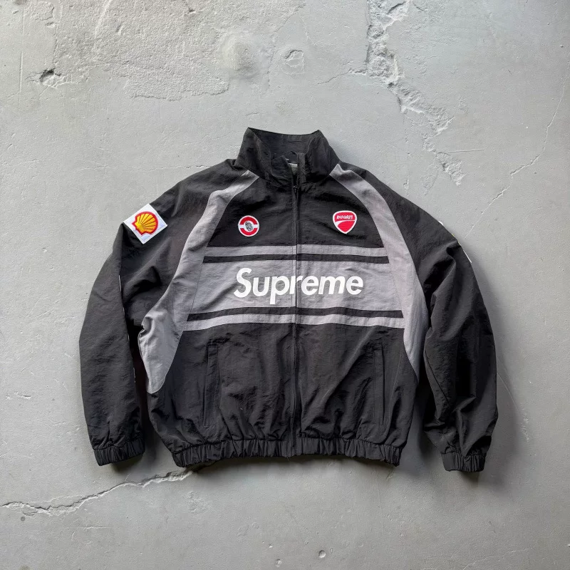 Sup X Umb Joint Brand Football Jacket Casual Simple Fashion Zipper High Collar photo 10