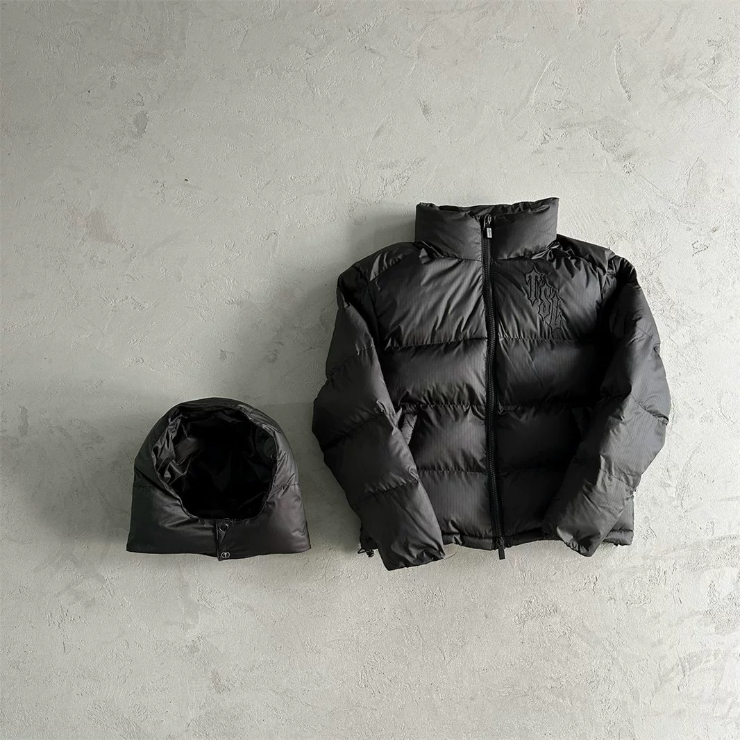 Trapstar Shooters Puffer Men S Detachable Jacket Quality Shiny Original Drill photo 15