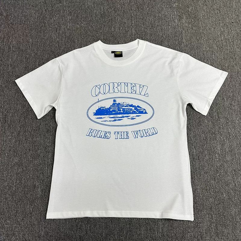 Corteiz Alcatraz Series T Shirt Short Sleeved Letter Logo Printed Round Neck photo 63