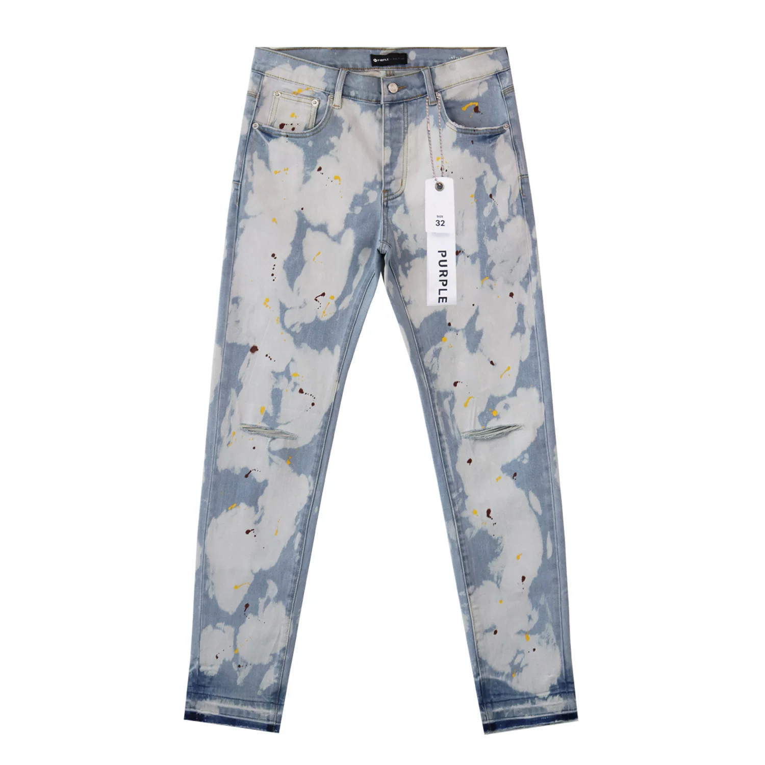 2024 American Style Trendy Brand Ripped Patchwork Ash Gray Men S Casual photo 29