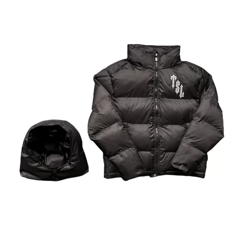 Trapstar Shooters Puffer Men S Detachable Jacket Quality Shiny Original Drill photo 16
