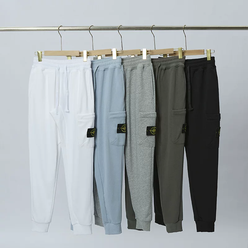 Stone Patterned Micro Label Compass Logo Casual Pocket Shorts photo 4