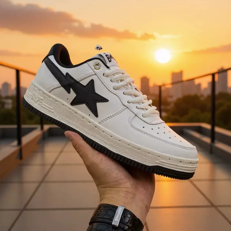 Bapegoose Sta Camouflage Street Fashion Vibe Couple Shoes photo 29