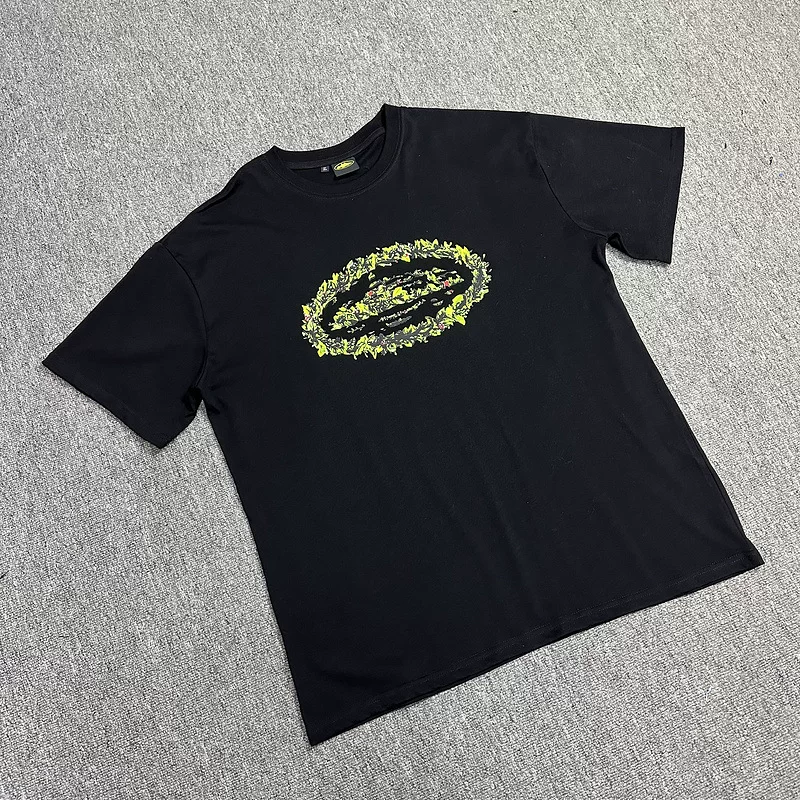 Corteiz Alcatraz Series T Shirt Short Sleeved Letter Logo Printed Round Neck photo 57