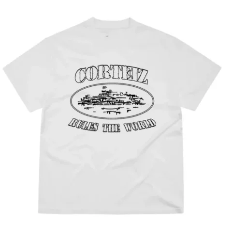 Corteiz Alcatraz Series T Shirt Short Sleeved Letter Logo Printed Round Neck photo 76