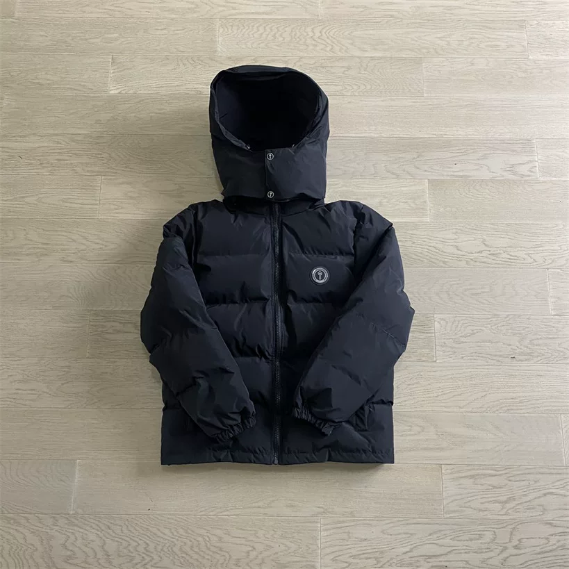 Trapstar Shooters Puffer Men S Detachable Jacket Quality Shiny Original Drill photo 10