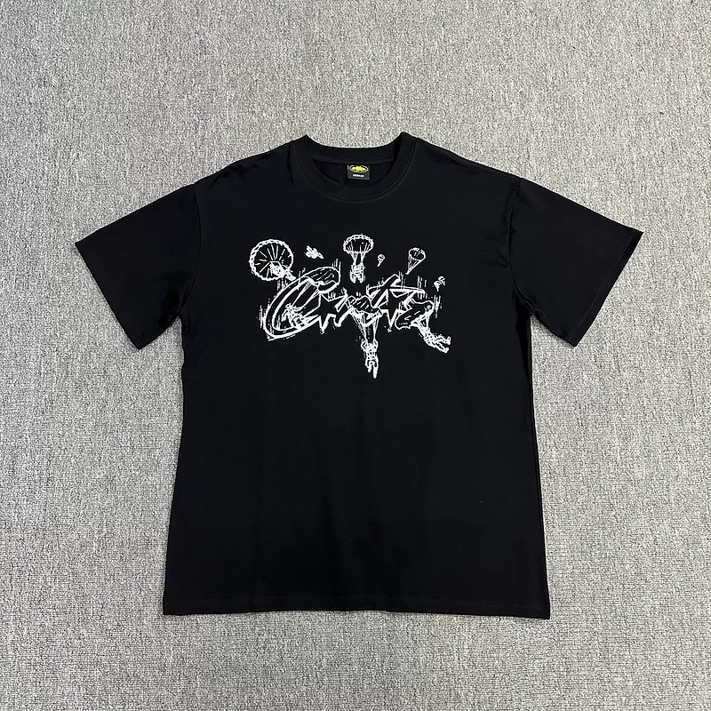 Corteiz Alcatraz Series T Shirt Short Sleeved Letter Logo Printed Round Neck photo 6