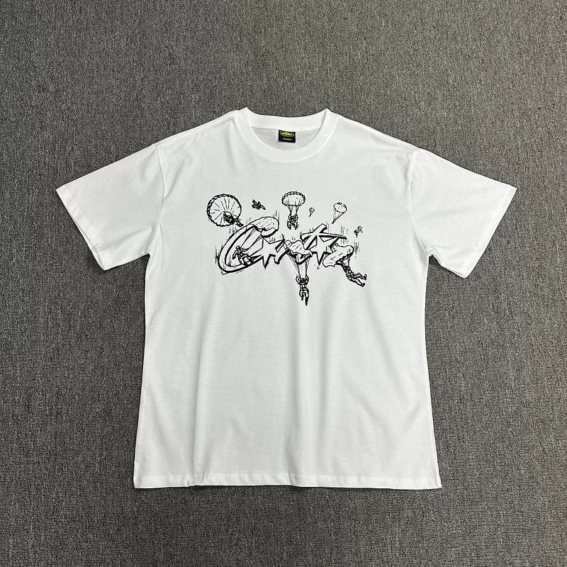 Corteiz Alcatraz Series T Shirt Short Sleeved Letter Logo Printed Round Neck photo 7
