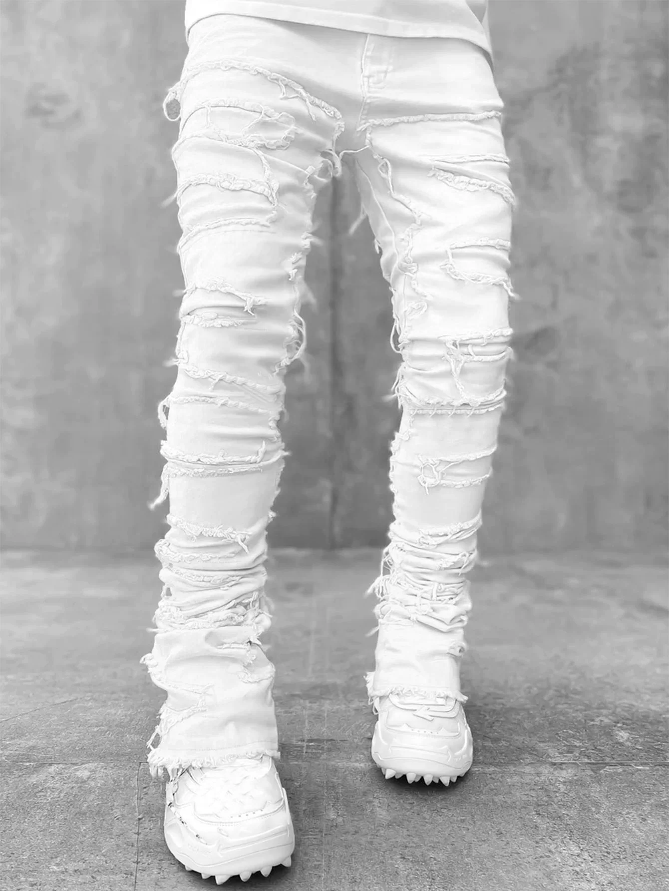 New Style Men S Straight Leg Jeans European And American Street photo 10