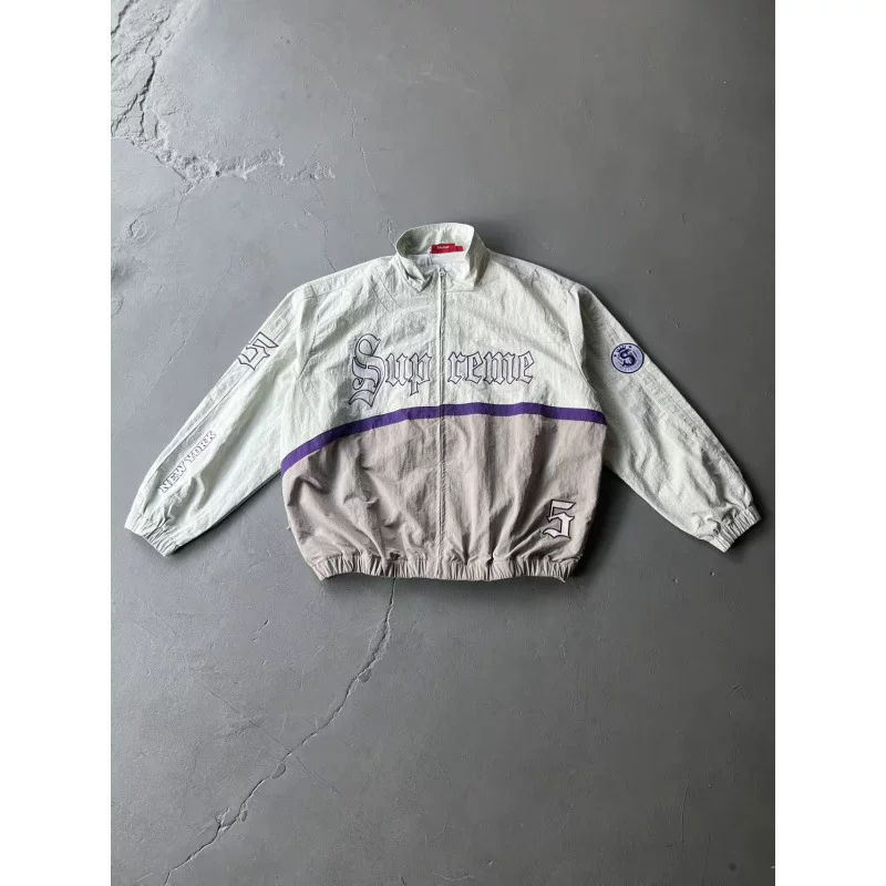 Sup X Umb Joint Brand Football Jacket Casual Simple Fashion Zipper High Collar photo 18