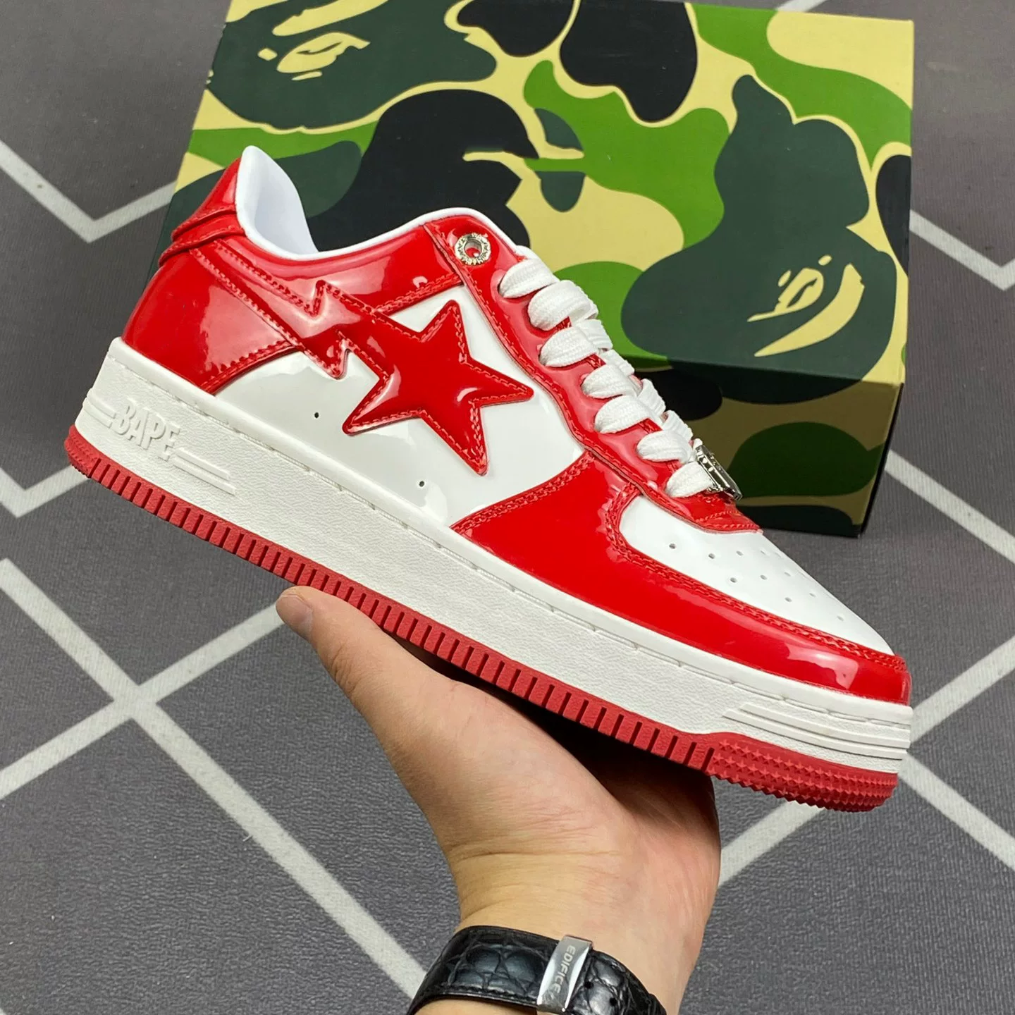 Bapegoose Sta Camouflage Street Fashion Vibe Couple Shoes photo 27