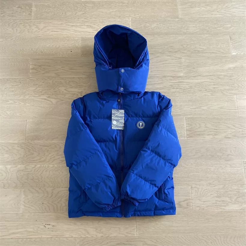 Trapstar Shooters Puffer Men S Detachable Jacket Quality Shiny Original Drill photo 6