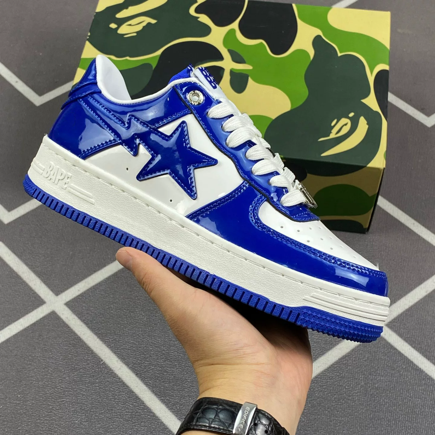 Bapegoose Sta Camouflage Street Fashion Vibe Couple Shoes photo 7