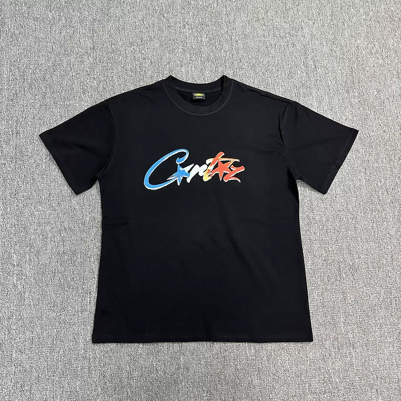 Corteiz Alcatraz Series T Shirt Short Sleeved Letter Logo Printed Round Neck photo 2