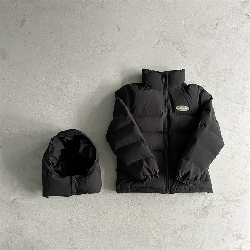 Trapstar Shooters Puffer Men S Detachable Jacket Quality Shiny Original Drill photo 14
