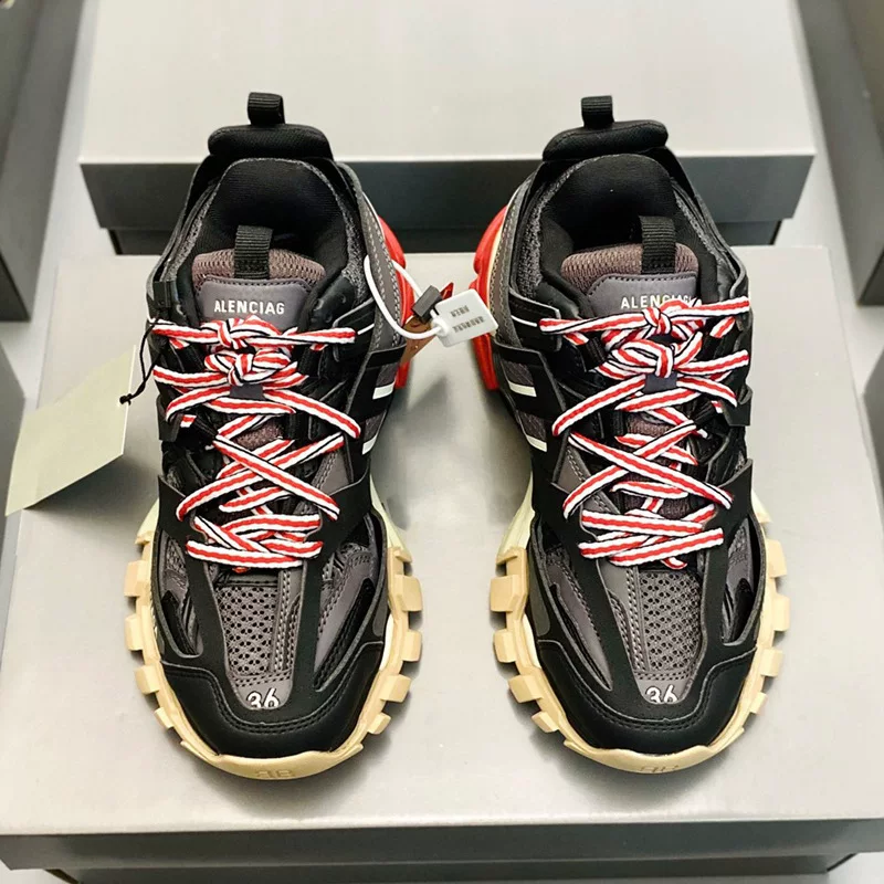Paris Third Generation Dad Shoes Retro Track3 0 Thick Soled Sports Casual Shoes photo 9