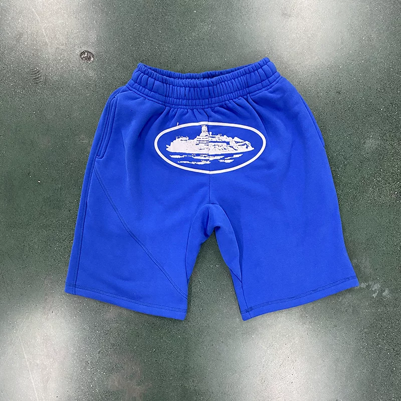 Corteiz Popular American Street Hip Hop Printed Knit Shorts For photo 8