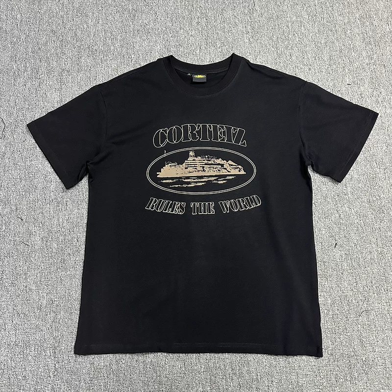 Corteiz Alcatraz Series T Shirt Short Sleeved Letter Logo Printed Round Neck photo 71