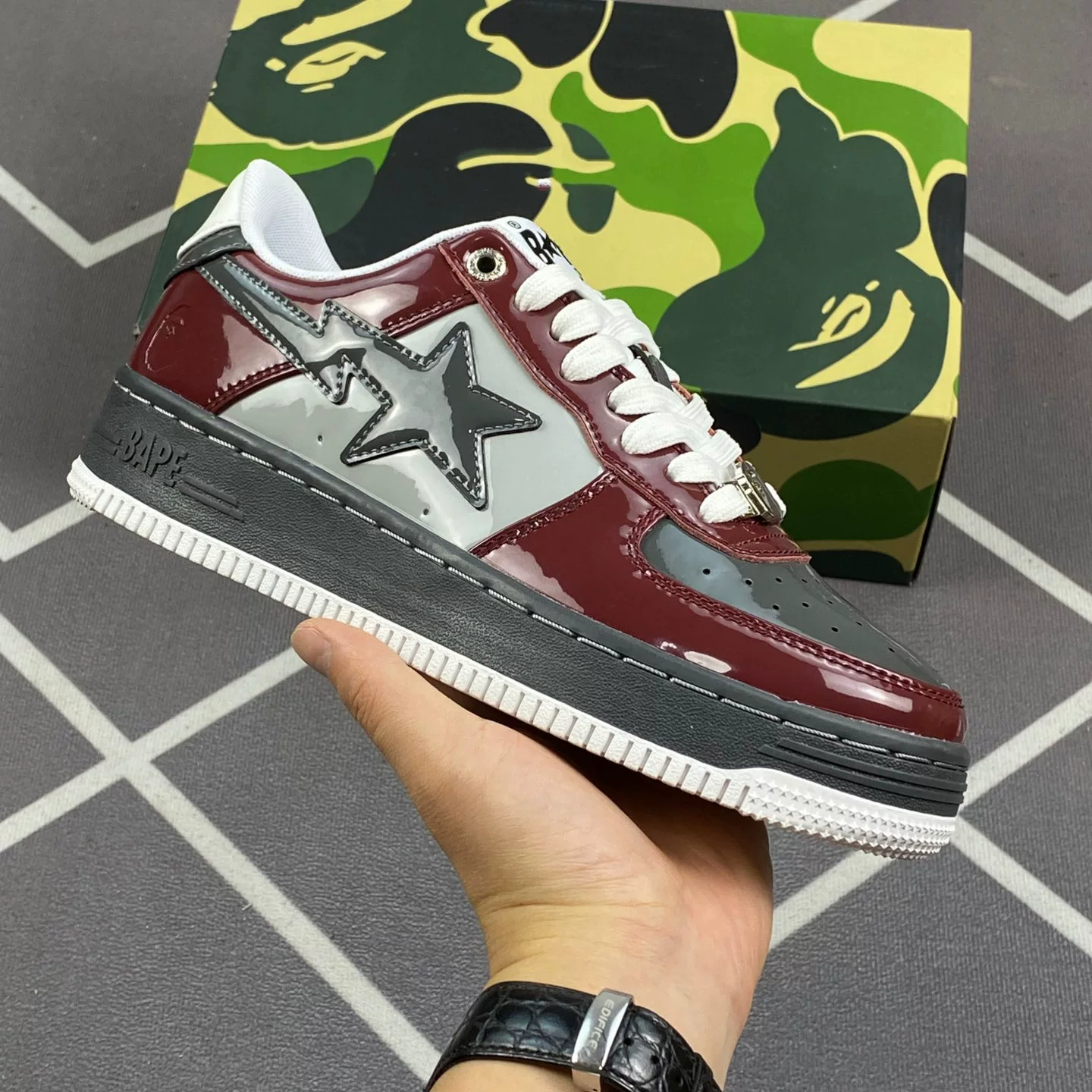 Bapegoose Sta Camouflage Street Fashion Vibe Couple Shoes photo 2