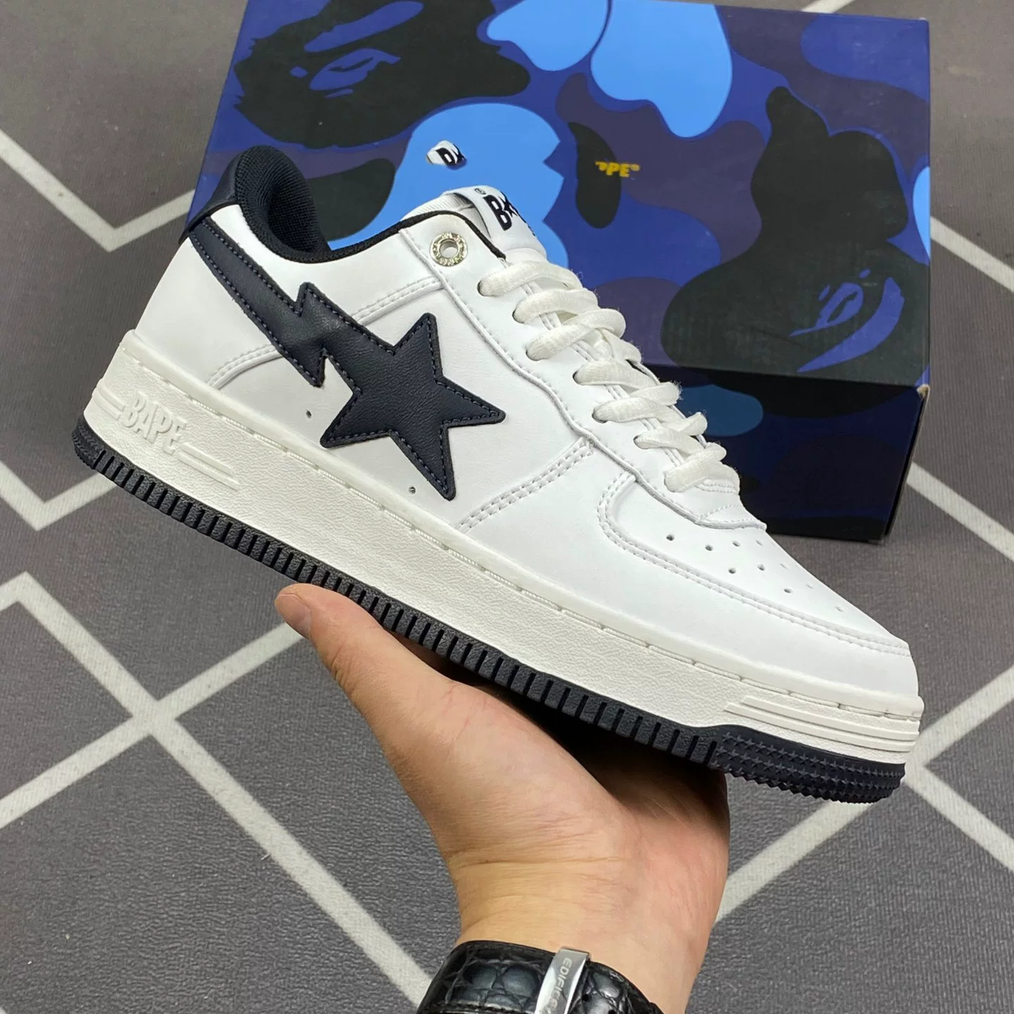 Bapegoose Sta Camouflage Street Fashion Vibe Couple Shoes photo 20