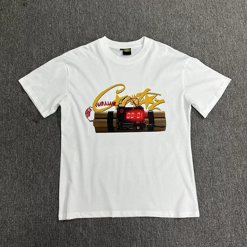 Corteiz Alcatraz Series T Shirt Short Sleeved Letter Logo Printed Round Neck photo 27