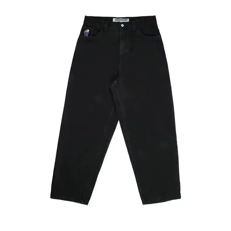 Loose Wide Leg American Retro Gradient Jeans For Men Trendy High Street photo 6