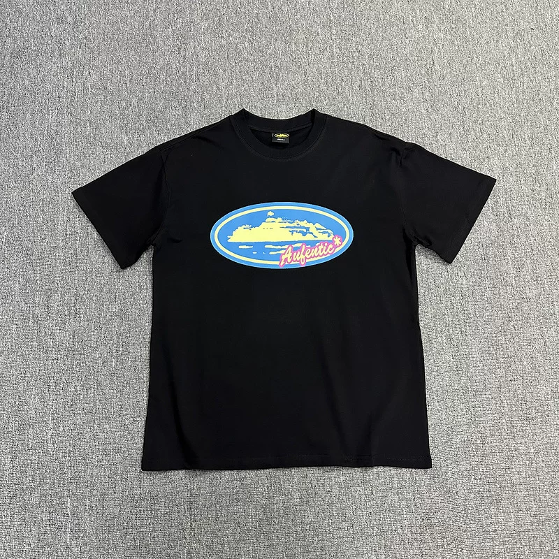 Corteiz Alcatraz Series T Shirt Short Sleeved Letter Logo Printed Round Neck photo 9