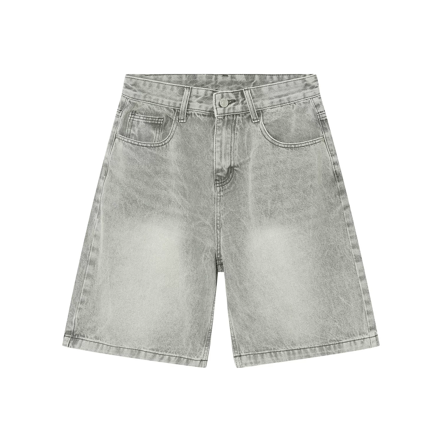 Mtlclothes Men S Clothing Distressed Washed Denim Shorts For Men Summer photo 4