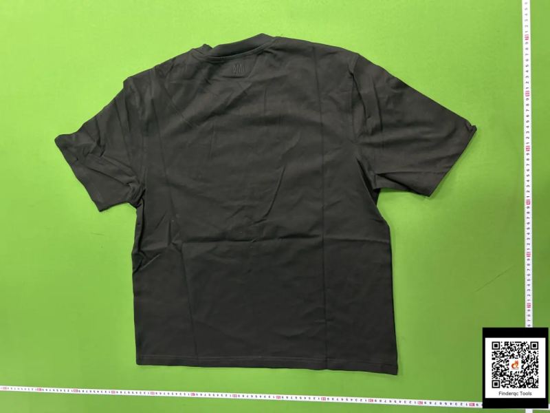 QC Ami 2024ss autumn classic small embroidery love short sleeve 7523566318 4