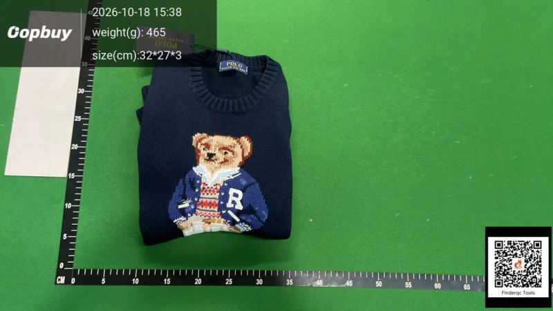 QC Cartoon Bear Thin Sweater 7584572106 4