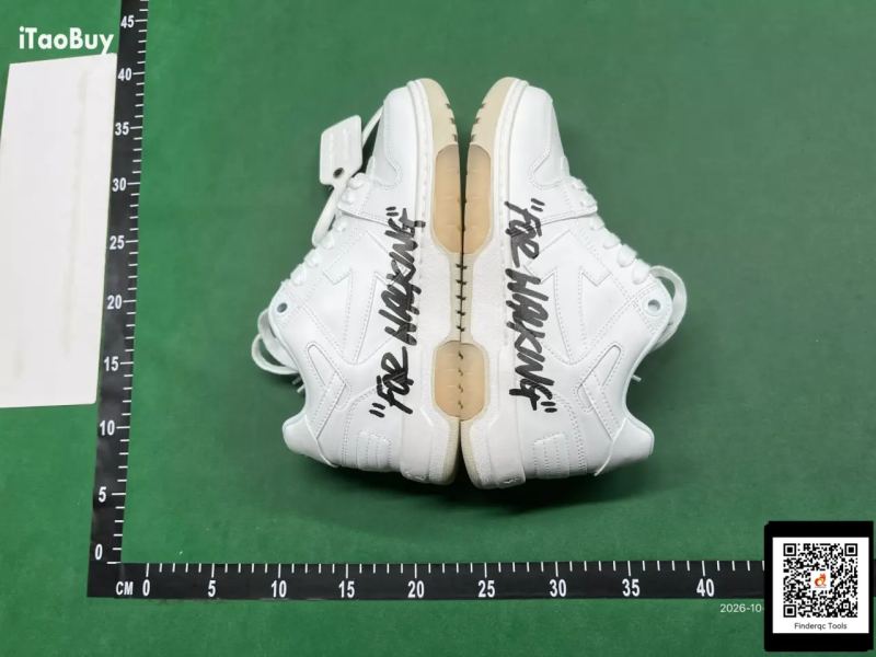 QC [C Version] OFF-WHITE Out Of Offce Arrow Shoes 7614433404 2