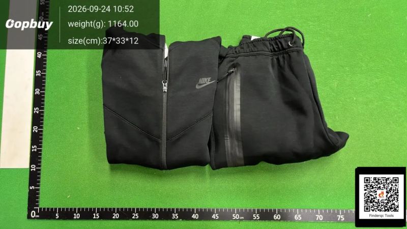 QC Cross-border TECH FLEECE Men's Hooded Air Layer Knitted Casual Sports Jacket Suit Unisex 7632533554 1