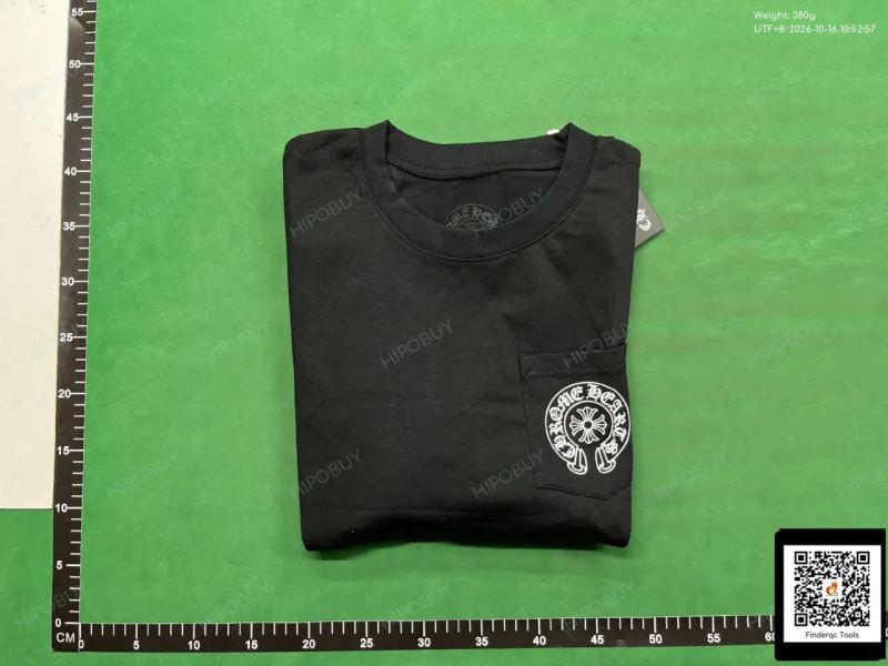 QC Cross-border crochet chromeheart double yarn cotton men's and women's printed long sleeve t-shirt cotton long sleeve t-shirt men 7647178835 4