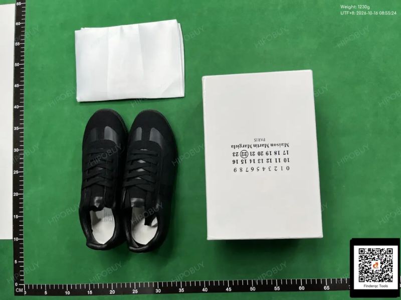 QC Foreign Trade Margiela Cross-Border Mm6 High-End Version 2026 Retro German Training Shoes Women's Genuine Leather White Sneakers Low-Top Sports Shoes Men's 7675884614 3